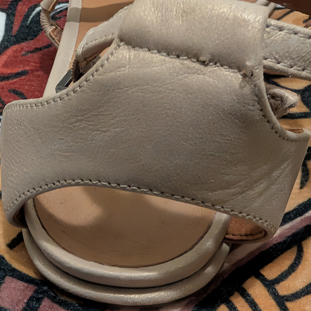 Gentle Souls Women's Beige Sandals - Picture 2 of 7